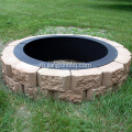 การตกแต่ง Fire Pit Ring ขนาด 34 นิ้วที่น่าทึ่ง